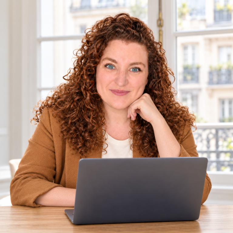 Ornella-au-bureau-pose-reflechie